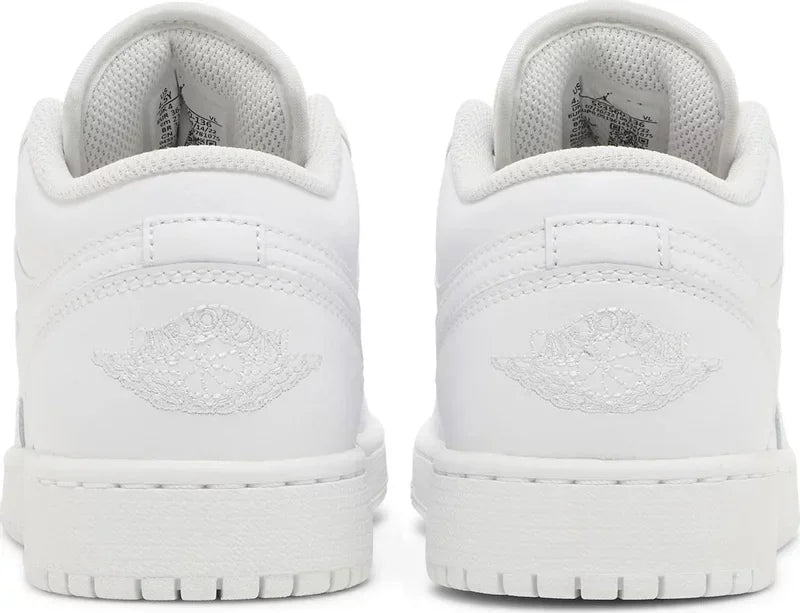 Nike Air Jordan 1 Low - Triple White (GS) - Hectic Kixs