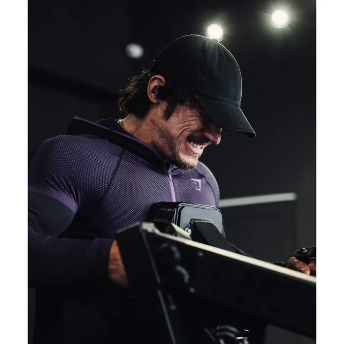 Gymshark Onyx 5.0 Seamless Hoodie Black/Athletic Purple