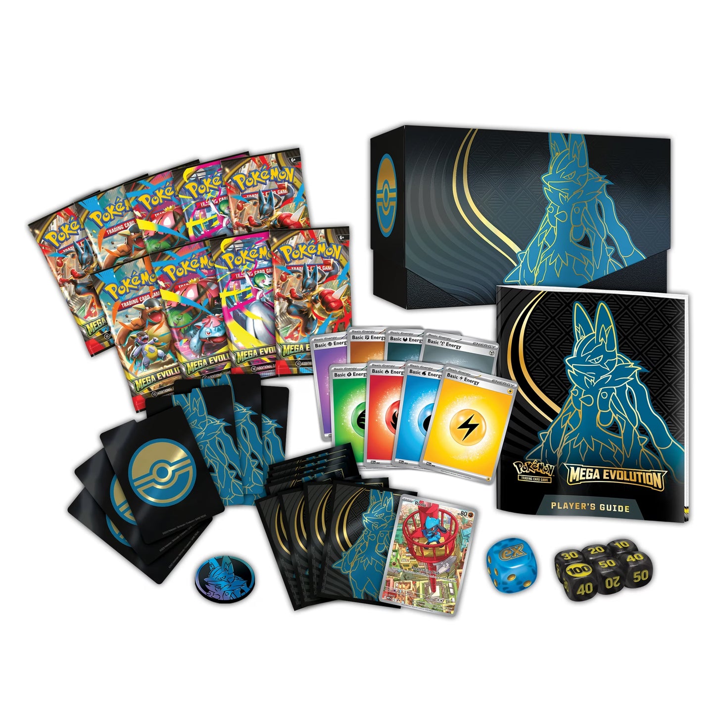 Pokemon TCG: Mega Evolution Elite Trainer Box - Mega Lucario