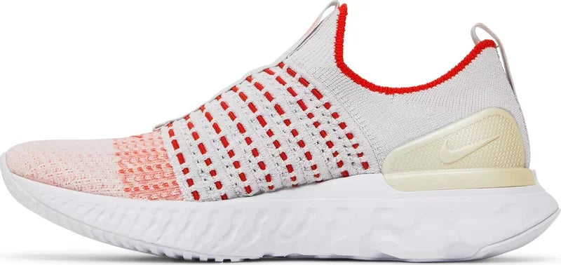 Nike React Phantom Run Flyknit 2 - Vast Grey Orange - Hectic Kixs