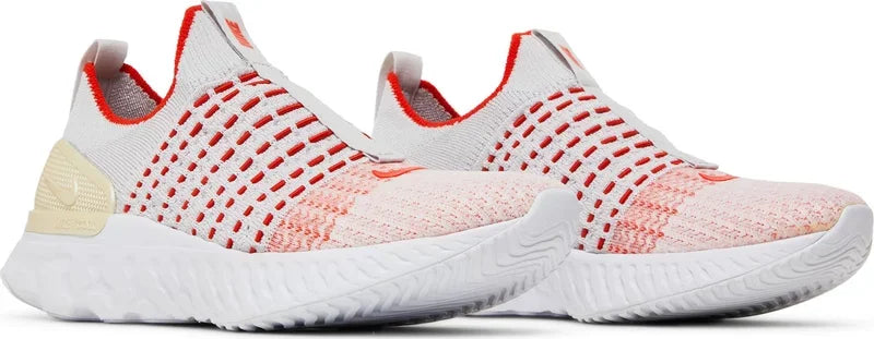 Nike React Phantom Run Flyknit 2 - Vast Grey Orange - Hectic Kixs