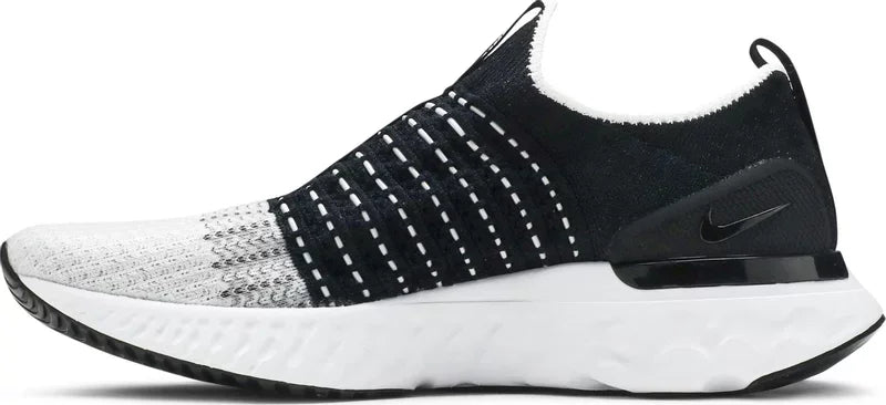 Nike React Phantom Run Flyknit 2 - Black/White - Hectic Kixs