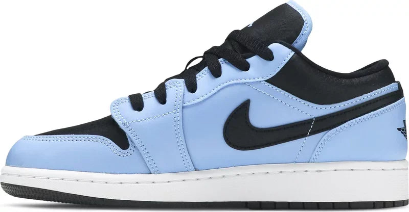 Nike Air Jordan 1 Low - University Blue Black (GS) - Hectic Kixs