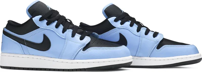 Nike Air Jordan 1 Low - University Blue Black (GS) - Hectic Kixs