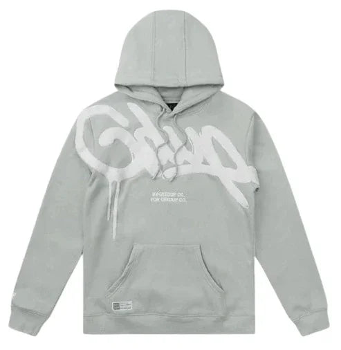 Geedup Handstyle Hoodie - Grey/White - Hectic Kixs