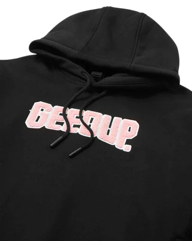 Geedup 13YR PFK Hoodie - Black/Pink - Hectic Kixs