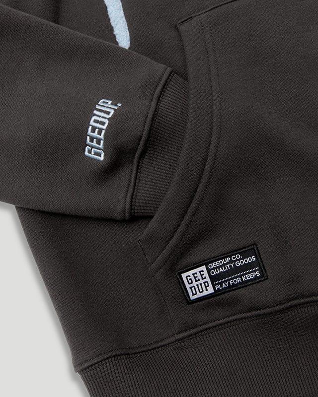 Geedup Handstyle Hoodie - Graphite/Pale Blue - Hectic Kixs