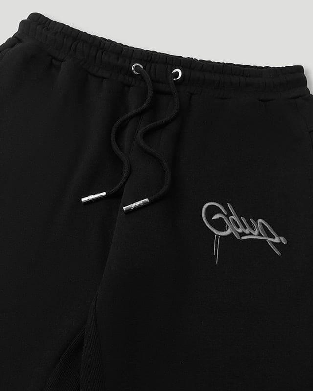 Geedup Handstyle Logo Trackpants - Black/Grey - Hectic Kixs