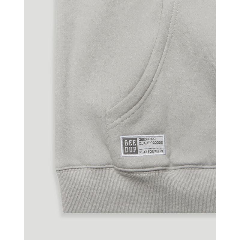 Geedup Team Logo Hoodie - Grey Monogram - Hectic Kixs