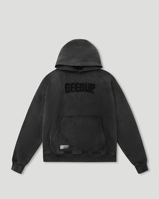 Geedup PFK Hoodie - Vintage Washed Black - Hectic Kixs