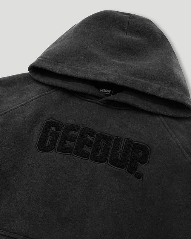 Geedup PFK Hoodie - Vintage Washed Black - Hectic Kixs