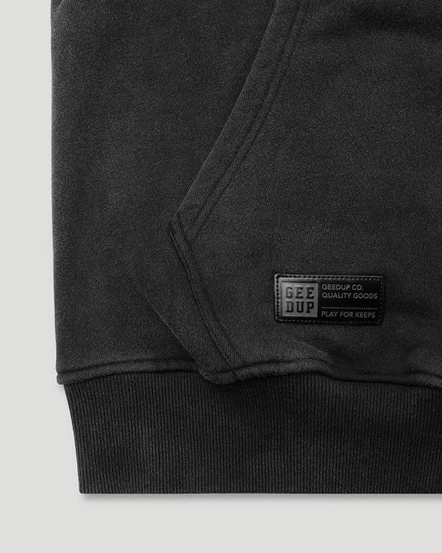 Geedup PFK Hoodie - Vintage Washed Black - Hectic Kixs