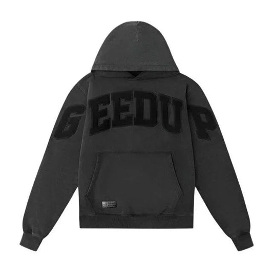 Geedup Team Logo - Vintage Washed Black - Hectic Kixs