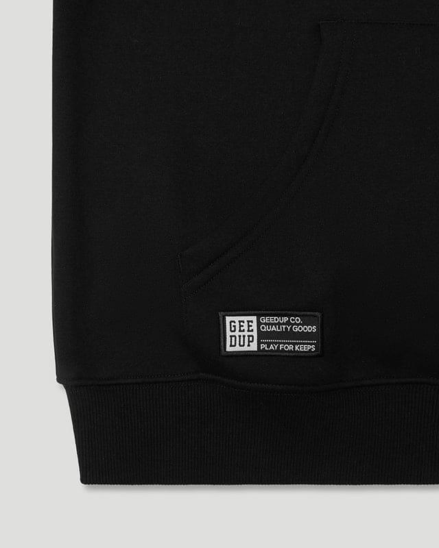 Geedup Team Logo Hoodie - Black/White/Red - Hectic Kixs