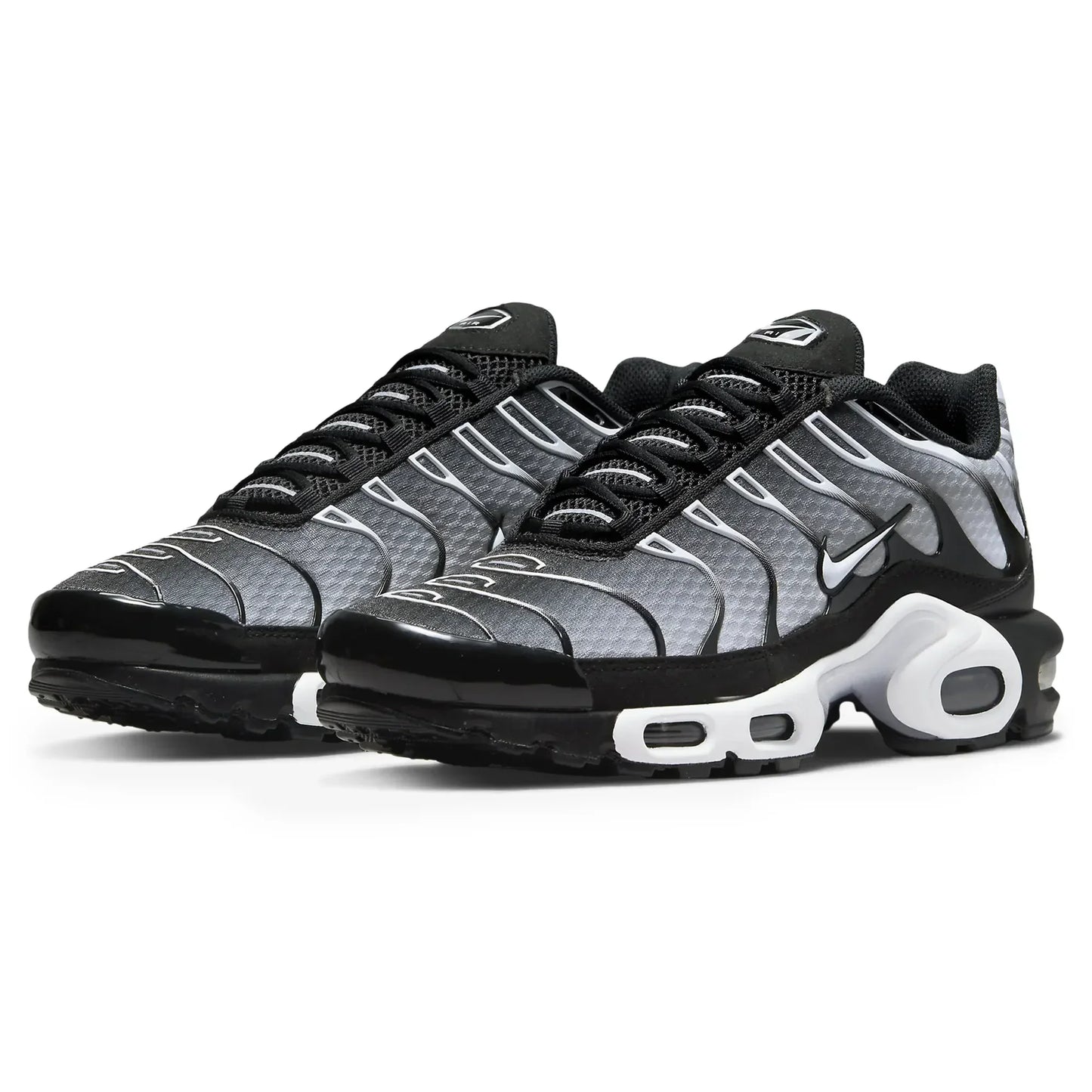 Nike Air Max Plus TN - Black Metallic Silver - Hectic Kixs