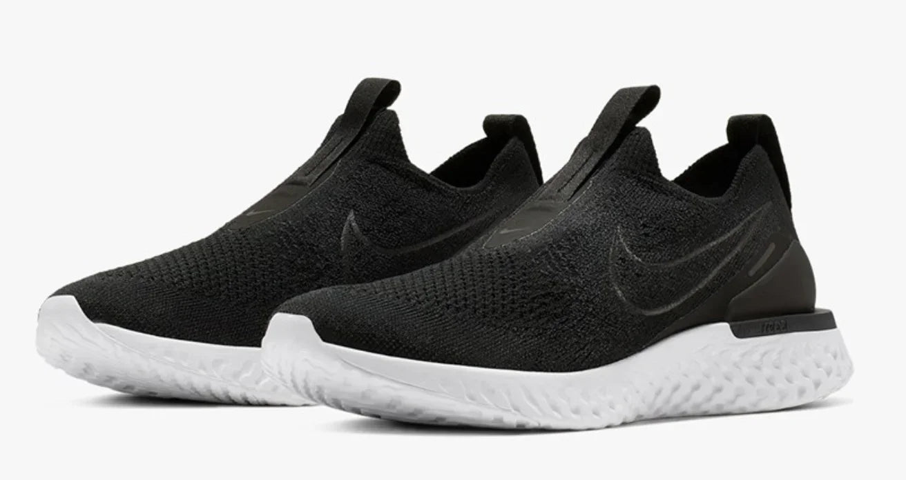 Nike Epic Phantom React Flyknit - Black/White (W) - Hectic Kixs