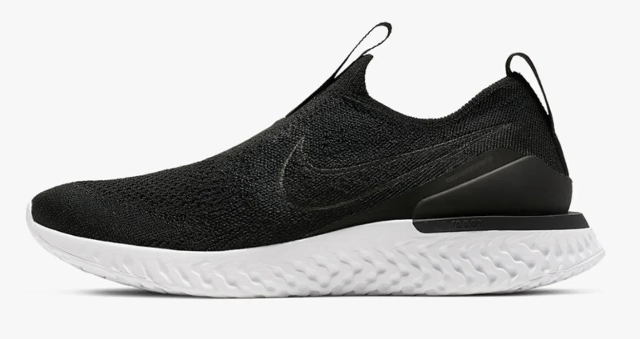 Nike Epic Phantom React Flyknit - Black/White (W) - Hectic Kixs