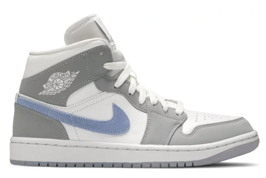 Nike Air Jordan 1 Mid - Wolf Grey (W) - Hectic Kixs