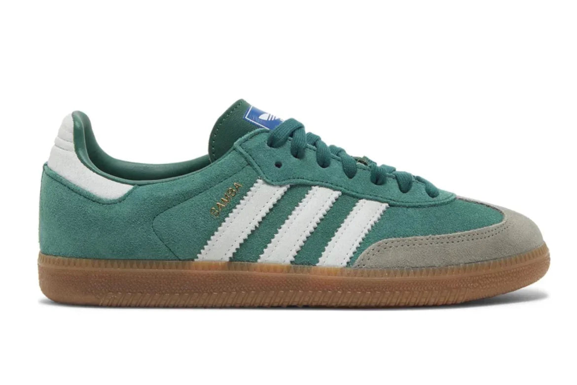 Adidas Samba OG - Collegiate Green Gum Grey Toe - Hectic Kixs