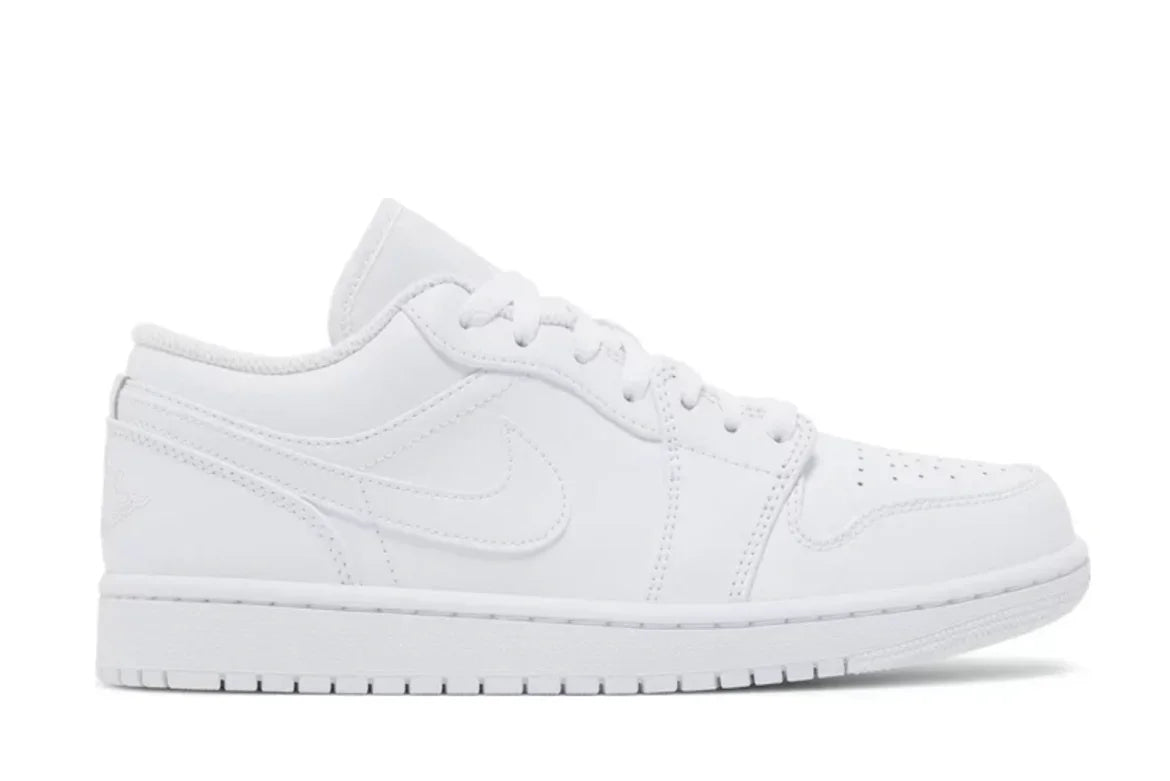 Nike Air Jordan 1 Low - Triple White - Hectic Kixs