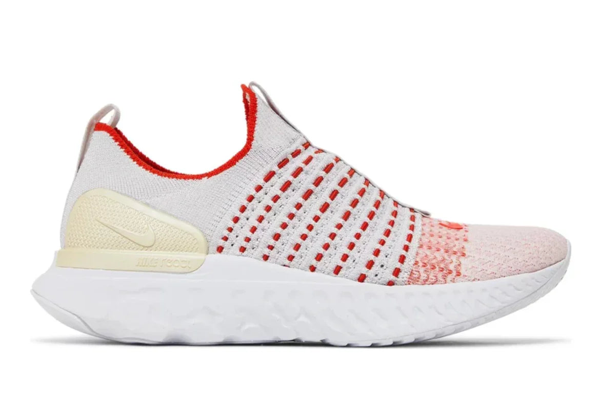 Nike React Phantom Run Flyknit 2 - Vast Grey Orange - Hectic Kixs