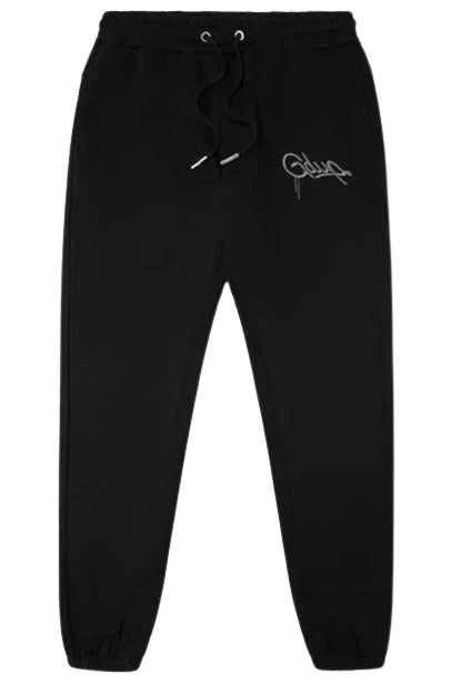 Geedup Handstyle Logo Trackpants - Black/Grey - Hectic Kixs