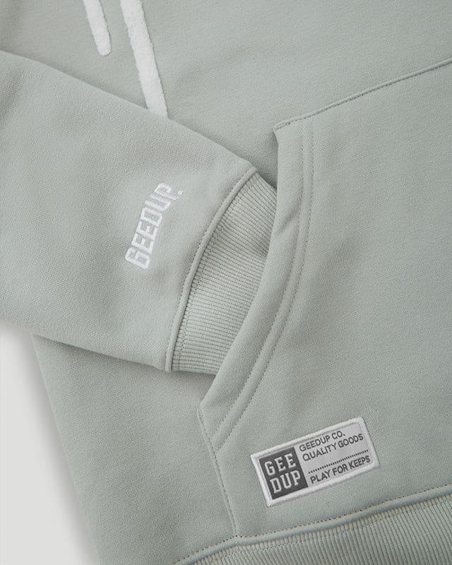 Geedup Handstyle Hoodie - Grey/White - Hectic Kixs