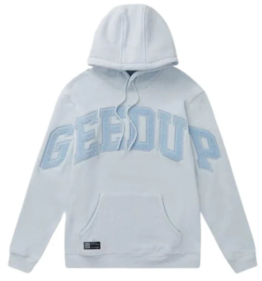 Geedup Team Logo Hoodie - Pale Blue - Hectic Kixs