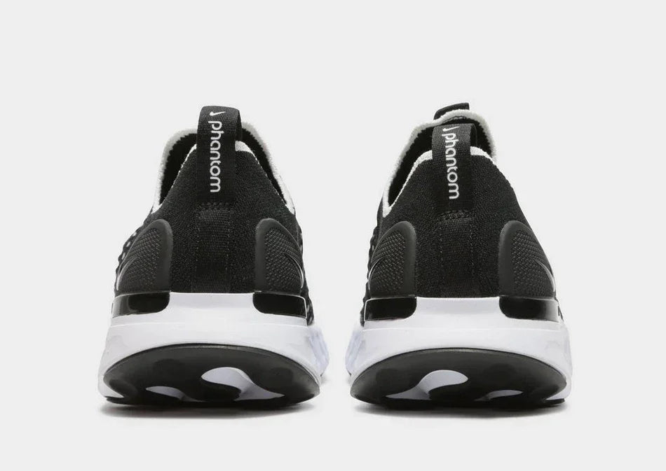 Nike React Phantom Run Flyknit 2 - Black/White (W) - Hectic Kixs