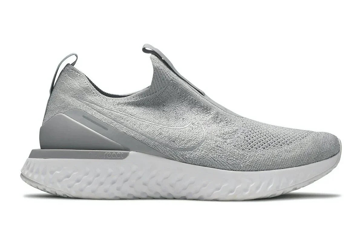 Nike Epic Phantom React Flyknit - Wolf Grey - Hectic Kixs