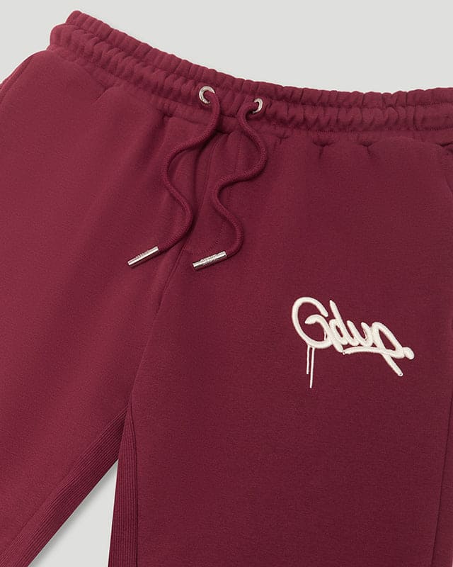 Geedup Handstyle Trackpants - Maroon/Cream