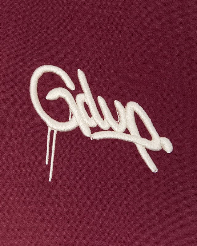 Geedup Handstyle Trackpants - Maroon/Cream