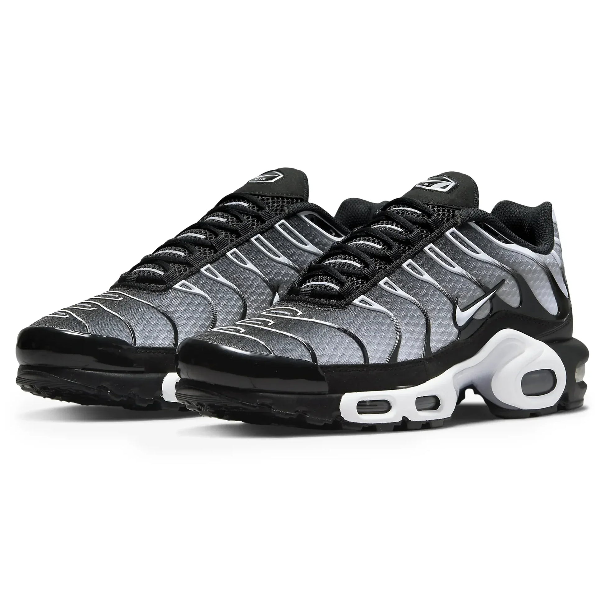 Nike Air Max Plus TN - Black Metallic Silver - Hectic Kixs