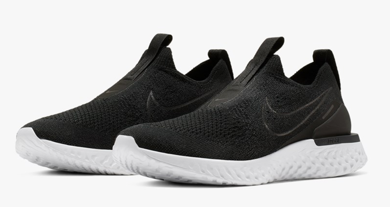 Nike Epic Phantom React Flyknit - Black/White (W)