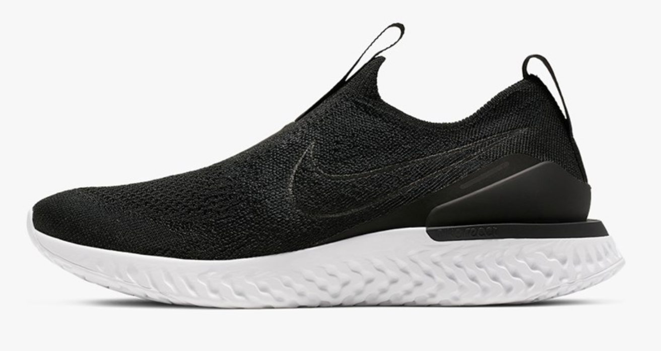 Nike Epic Phantom React Flyknit - Black/White (W)