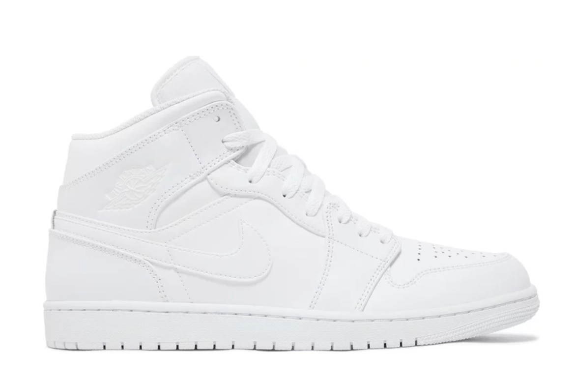 Nike Air Jordan 1 Mid - Triple White