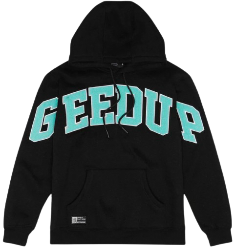 Geedup Team Logo Hoodie - Black/Teal