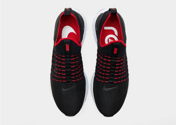 Nike React Phantom Run Flyknit 2 - Black University Red