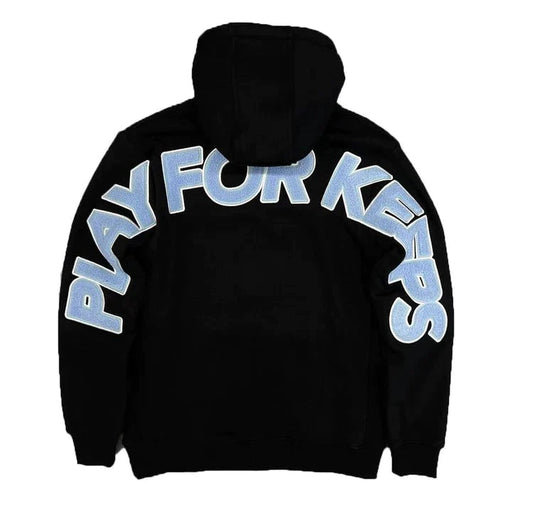 Geedup PFK Hoodie - Black/Baby Blue