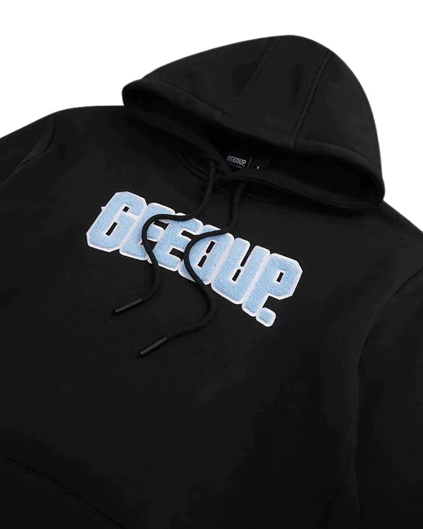 Geedup PFK Hoodie - Black/Baby Blue