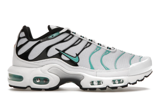  Hectickixs – Nike Air Max Plus TN Hyper Jade Tiffany sneakers featuring a fresh jade green and teal colorway, signature wavy overlays, and Tuned Air cushioning for enhanced comfort