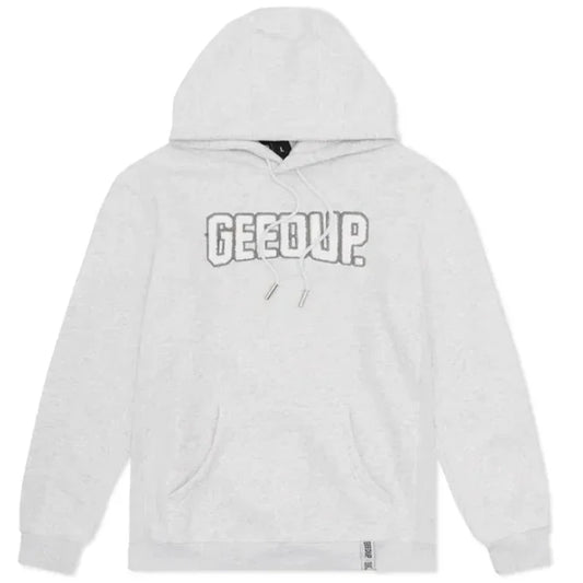 Geedup PFK Hoodie - White/Marle Grey - Hectic Kixs