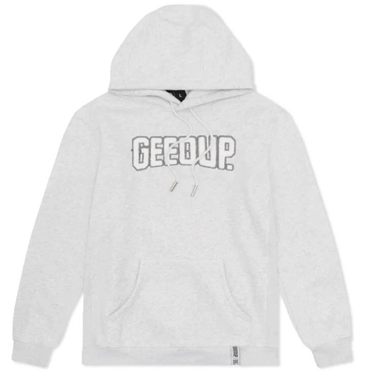 Geedup PFK Hoodie - White/Marle Grey